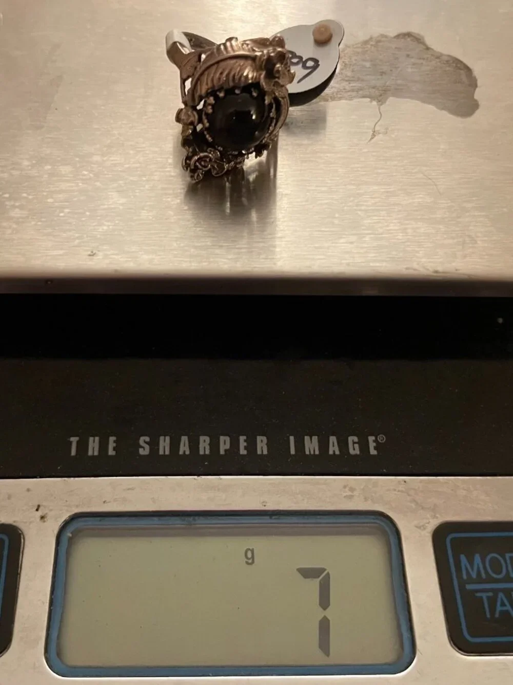 NWT Vintage Sterling Silver Ring Size 6 Handmade Gemstone Bob Stringer Y2K $250